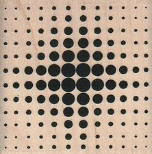 Spotty Background 2 1/2 x 2 1/2" Rubber Stamp, Background Stamp, Mixed Media