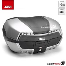 Givi V58NT Monokey Maxia 5 top case 58 litres in black ABS with aluminum cover