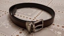 Chaps Black/Brown Reversible Belt Synthetic Leather Men’s Size Medium 26-28