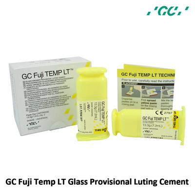 Dental Restoration Self Cure GC Fuji Temp LT Glass Provisional Luting Cement