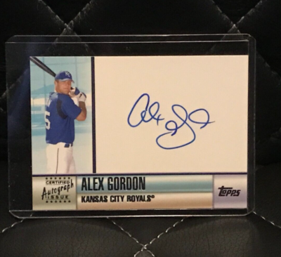 ALEX GORDON - 2006 Topps Auto #TA-AG Rookie RC SP Autograph Kansas 