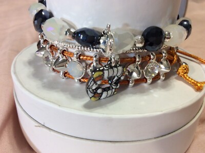 Bomb Party Shimmering Candy Fangs Stack Bracelets 2023 Halloween Fall Candy Corn