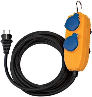 Brennenstuhl Baustellenkabel IP54 mit Powerblock 10m schwarz H07RN-F3G1,5