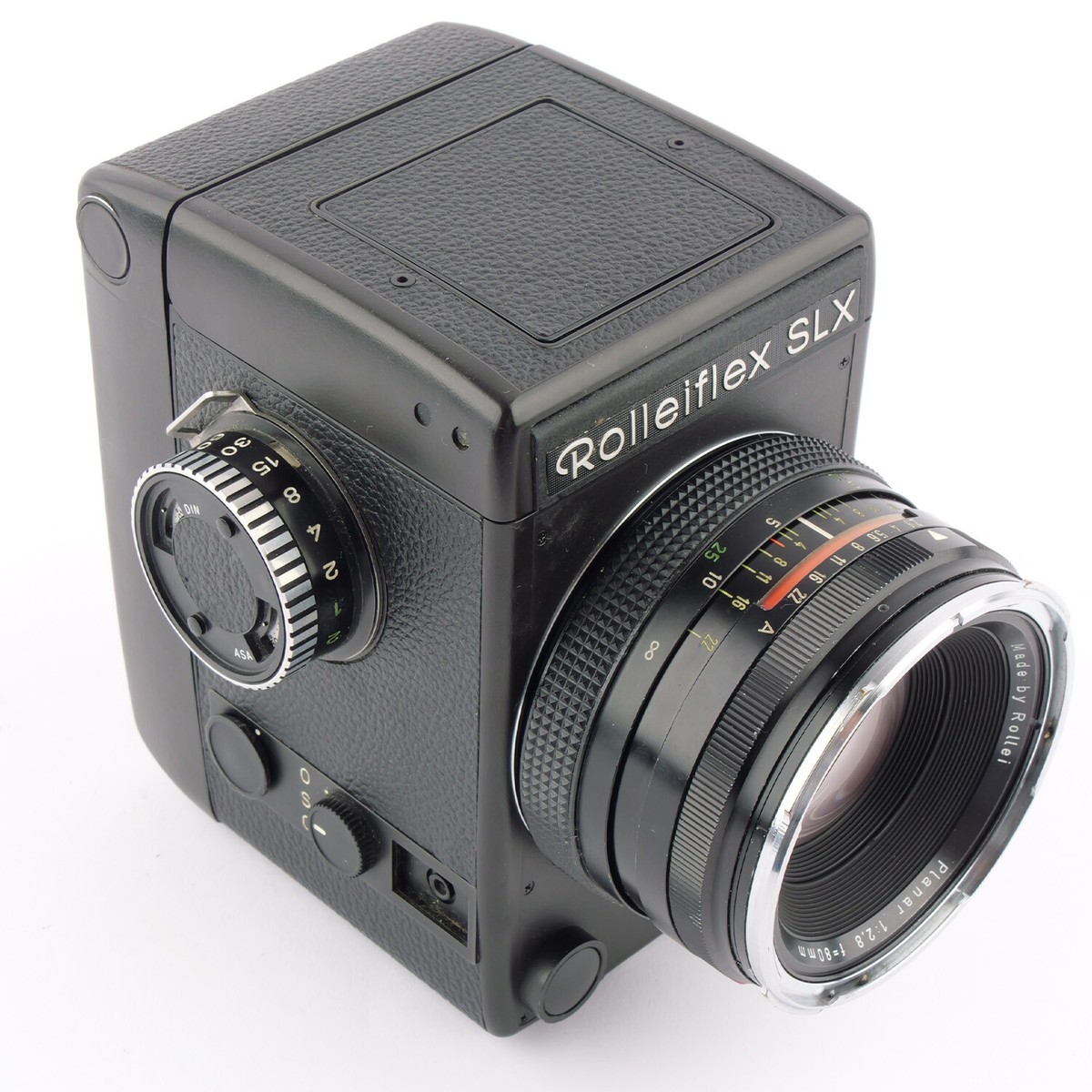 Rolleiflex SLX 6x6フィルムカメラ Rolleiflex SLX 6x6 camera w/Rollei-HFT 80mm f/2.8 Planar
