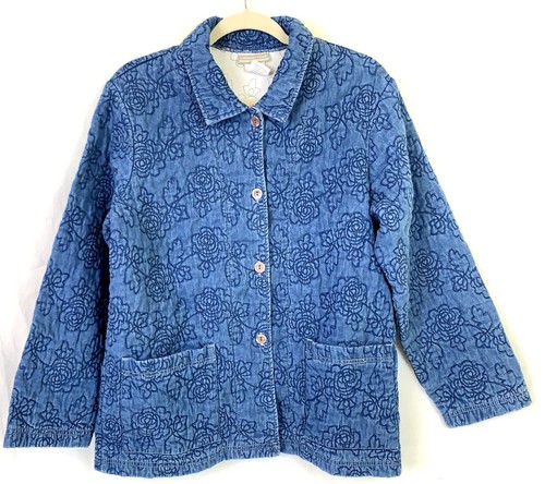 Coldwater Creek Embroidered Stitched 