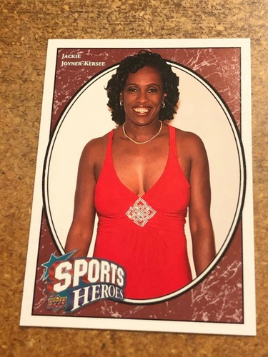2008 Upper Deck Football Sports Heroes # 268 Jackie Joyner-Kersee - Picture 3 of 4