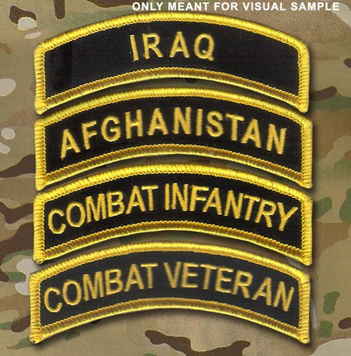 cvma style combat medic embroidered tab / sf combat medic / navy