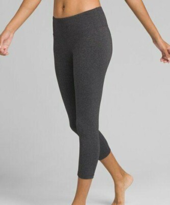 NWT prAna Pillar Capri Plus Charcoal 