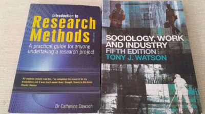 Sociology Work and Industry 5th edition & Research Methods Books Social Sciences