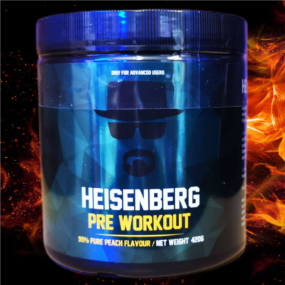 Heisenberg US Hardcore Pre Workout Himbeere / Blaubeere /  Pfirsich 420g