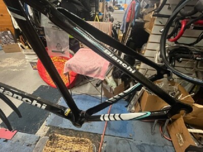 Bianchi 928 Reparto Corse Carbon Fiber Road Frame & Factory Carbon