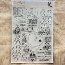Simon Says Stamp BEE YOURSELF Brand New Set Stamp!