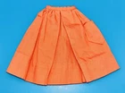 (#2) Vintage Barbie Doll Orange Pak Cotton Gathered Skirt Mattel 1960s Nice!
