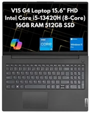 New Lenovo V15 Gen 4 15.6" FHD 8-Core i5-13420H 16GB 512GB SSD Webcam Win 11 Pro