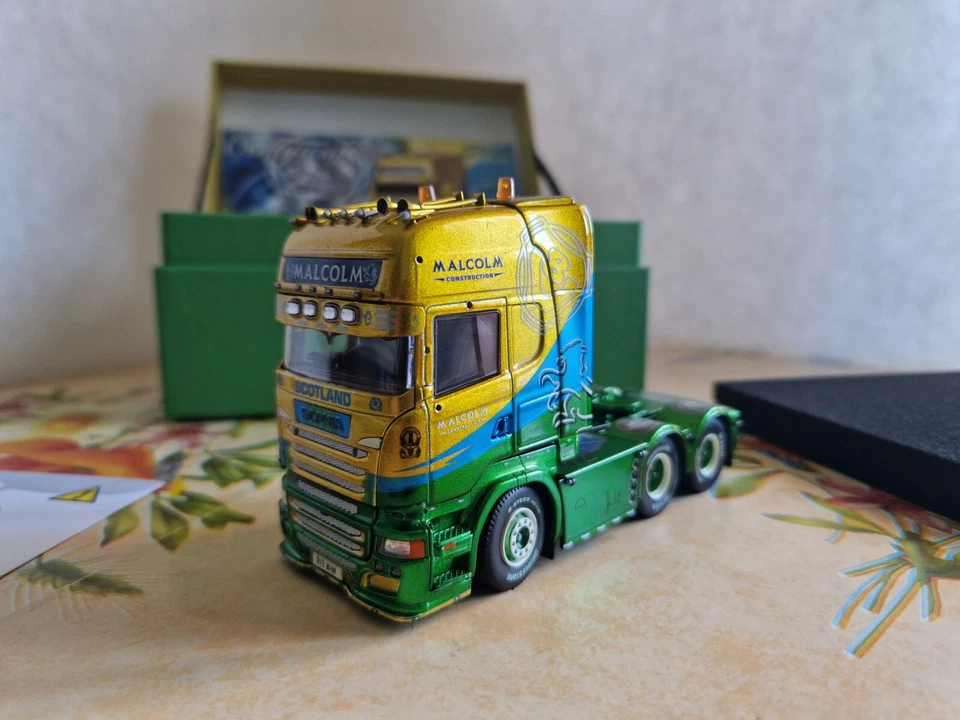 TEKNO 84628 SCANIA R TOPLINE STREAMLINE 6X2 " MALCOLM " - Immagine 2 di 4