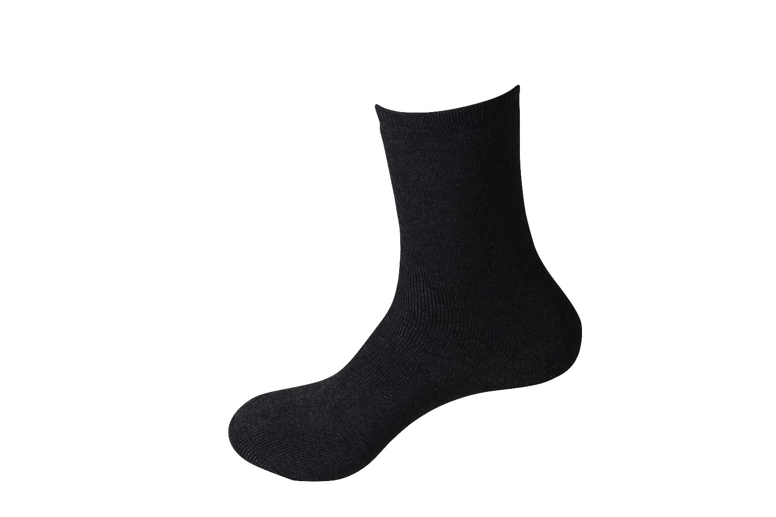 3 pairs - Men and Woman Black Thin Socks made of 83% Bamboo 17% Nettle yarn