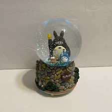 My Neighbor Totoro Snow Globe Music Statue 5”H
