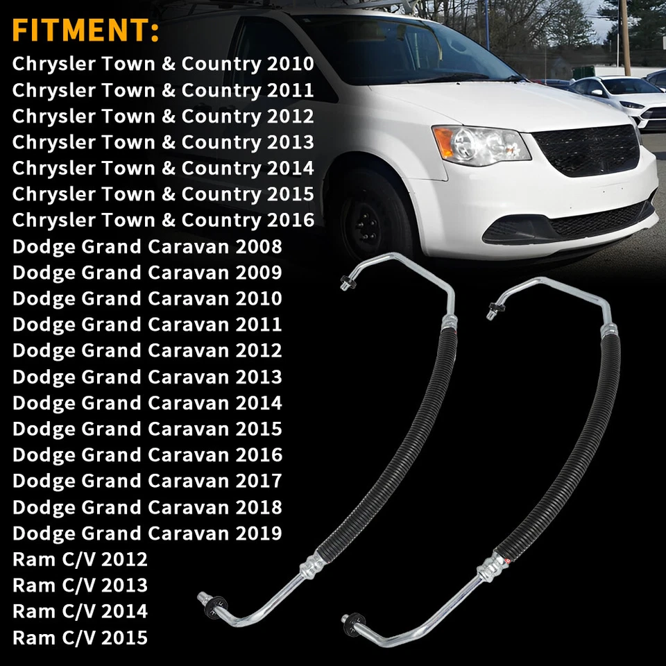 Automatic Transmission Oil Cooler Pressure Return Line For Dodge Ram 5005204AA Foto 4 de 4