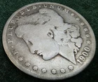 1900-O Morgan Silver Dollar, Better Date, Good Condition, 90% Silver