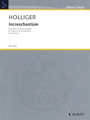 Increschantüm: Poems by Luisa Famos Score & Parts