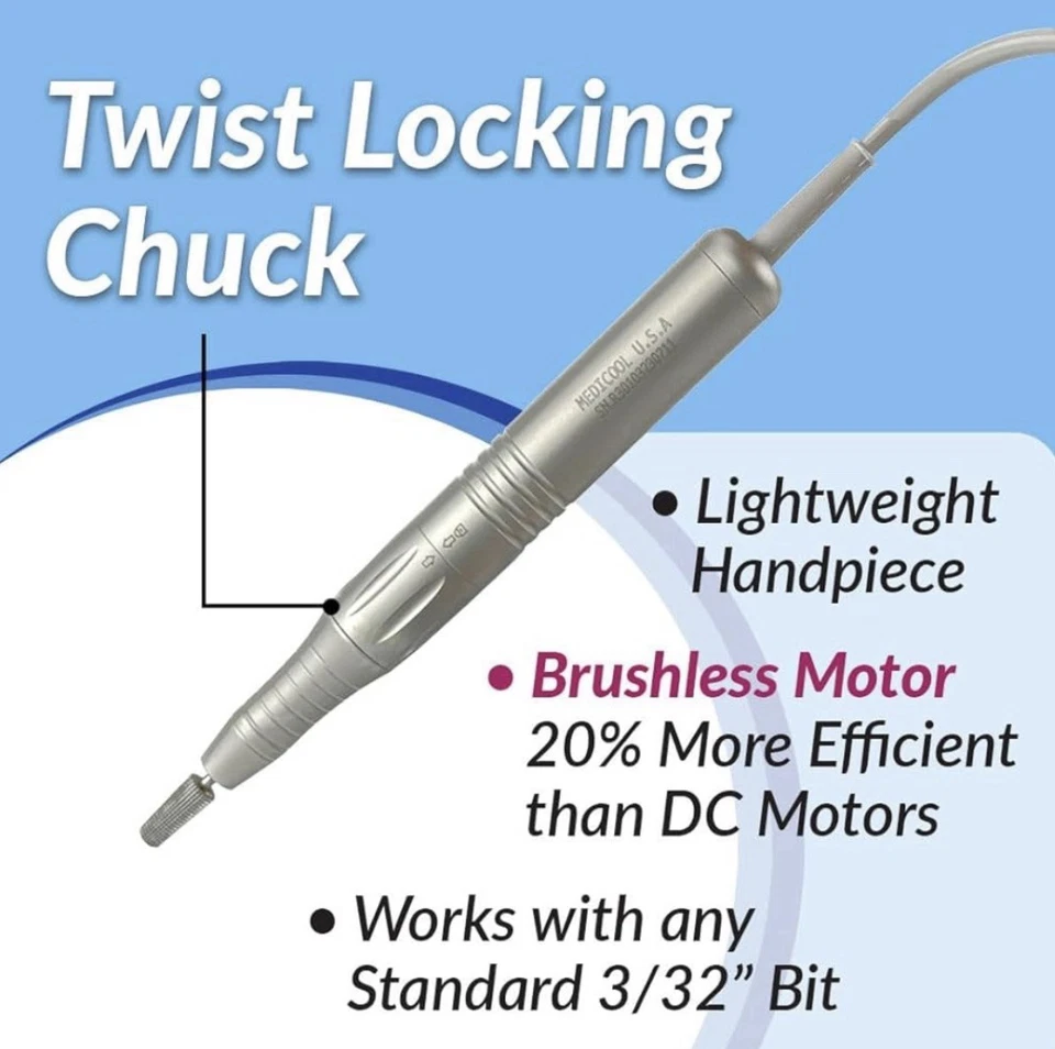 Medicool Pro Power 35K Cordless Electric Nail Drill for Acrylic & Gel Nails - Image 4 of 4