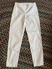 Coldwater Creek Womens Pant sz 4 White Lightweight Slim Straight Stretch — photo 3