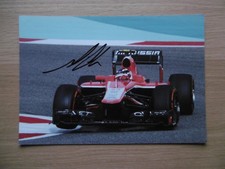 Max Chilton "Marussia" autograph signed 20x30 cm picture