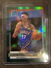 2020-21 Panini Donruss - Rated Rookies Aleksej Pokusevski #209 Green Flood (RC)