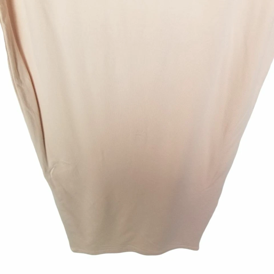 Missguided Mujer 6 Desnudo Longline Body Abrazando Jersey Midi Falda Pull On Nueva con Etiquetas Foto 4 de 4