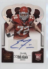 2013 Crown Royale Silver Holo Die-Cut Signatures 26/99 Eric Fisher #138 Auto 7v7