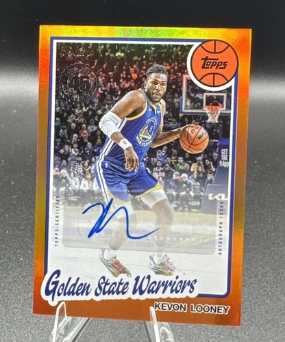 Kevon Looney 2025-26 Topps 1980-81 Basketball Auto Orange Rainbow /25 #80B2-KL