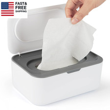 Baby Wipes Dispenser, Wipes Case Baby Wipe Holder Keeps Wipes Fresh, Non-Sli