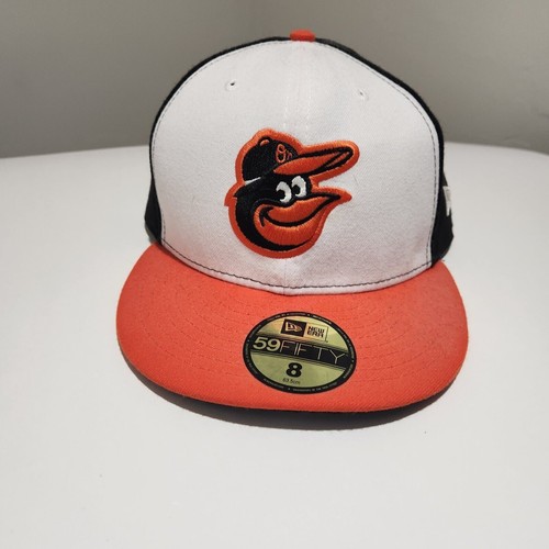 New Era 59Fifty Baltimore Orioles Herren Größe 8 eng anliegende Mütze Kappe Baseball