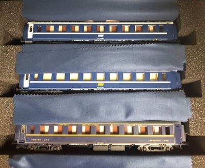 LS Models 49124, 3tlg. Set Schlafwagen  WL F der CIWL, Ep. IV, H0, NEU&OVP