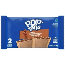 Kellogg s Frosted Pop Tart Brown Sugar Cinnamon Two Pack, 3.3 Ounces, 6 Per Box,