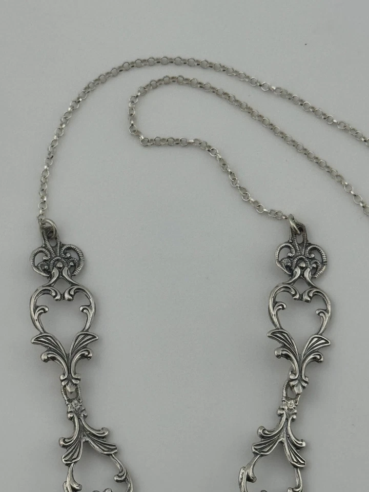 Collar de cristal romano de plata de ley Or Paz Israel Foto 4 de 4