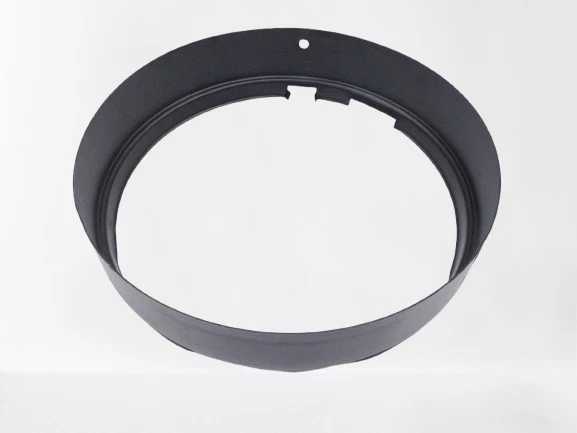 Ajuste para Royal Enfield Bullet / Electra - Anillo interior del faro negro Foto 3 de 4