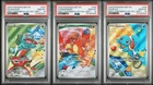 PSA 10 GEM MINT Sequential Bulbasaur Charmander Squirtle First Partner Pokemon