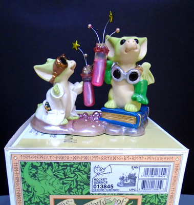 pocket dragons 'ROCKET SCIENCE' 2002/3 Collectors Club Stück. Neuwertig. Verpackt.