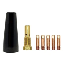 Efficient Welding with Copper Nozzles Set Compatible with For MIG Welders