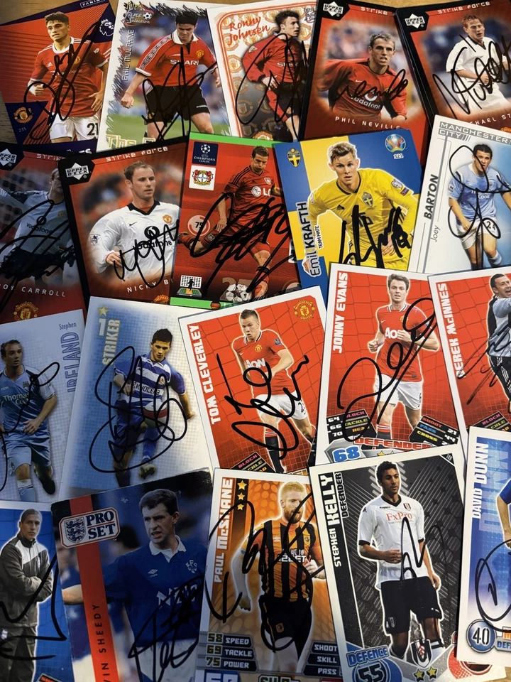 match attax, Shoot Out And Other Signed Cards.30 - Image 1 of 1