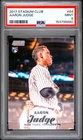 AARON JUDGE 2017 Topps Stadium Club Rookie Card PSA 9 MINT #64 RC