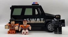 Roblox Jailbreak: Swat Unit Action Figure Vehicle Figurine Toy - Working Lights