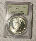 1922 Peace Dollar PCGS MS62