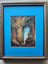 Maxfield Parrish "Jason And The Talking Oak" Original, Vintage Illustration