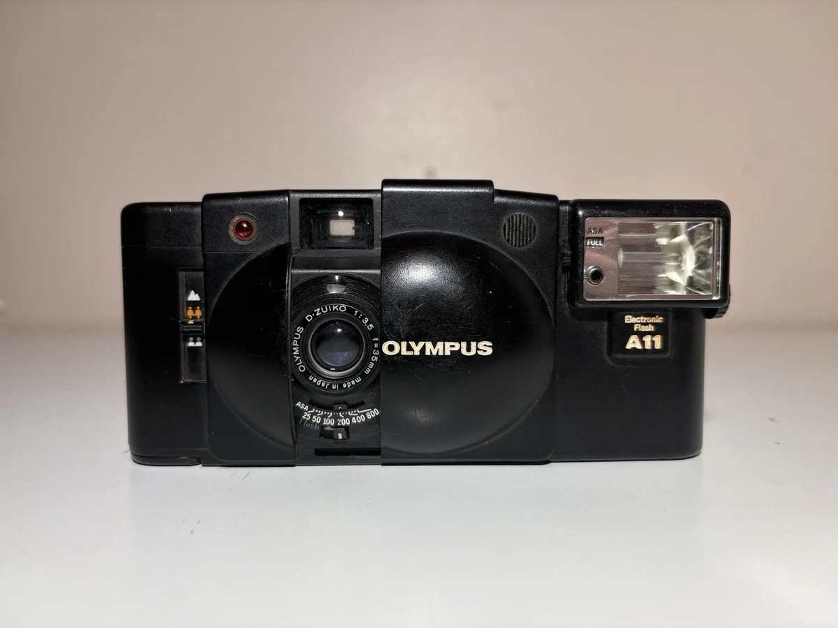 オリンパスXA2 Olympus XA2 Black Point & Shoot A11 w/Case [Near Mint] Japan