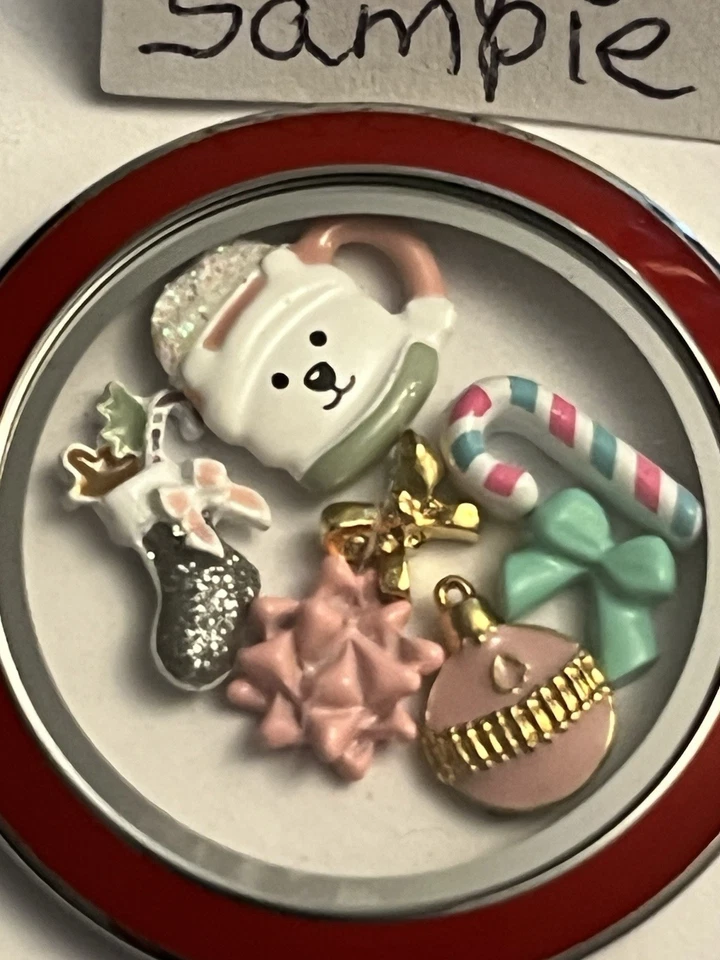 Набор рождественских брелоков с совой оригами пастель - Изображение 3 из 3