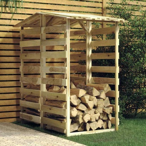 Unterstand Pergola Dach Kiefernholz Brennholzregal Überdachung Fahrradunterstand - Bild 9 von 35
