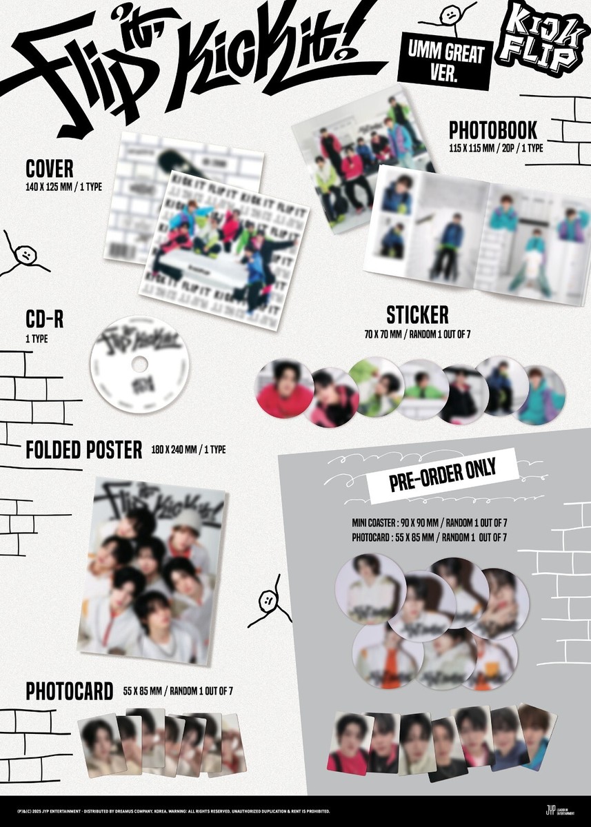 KICKFLIP JYP NEMO LIMITED DIGIPACK ALBUM FLICK IT KICK IT KICKFLIP JYP NEMO LIMITED DIGIPACK ALBUM FLICK IT KICK IT