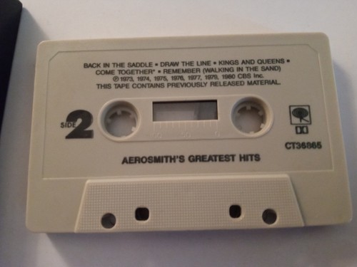 Aerosmith 3 Cassette Lot: Rocks, Greatest Hits, Classics Live 2 - Picture 4 of 10